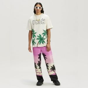 PALMS&SKULL VINTAGE T-SHIRT